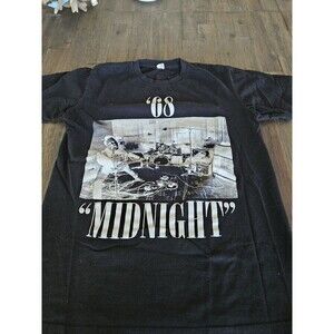 No Sleep Records Graphic Tee 68 Midnight Faded Tag Medium